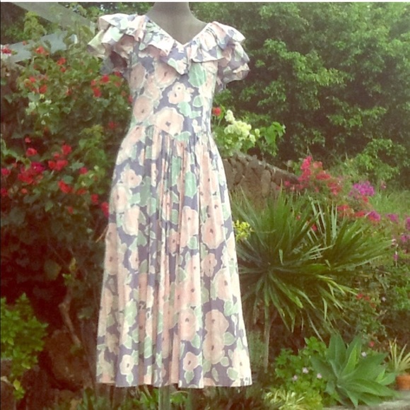 Vintage Garden Party Dress